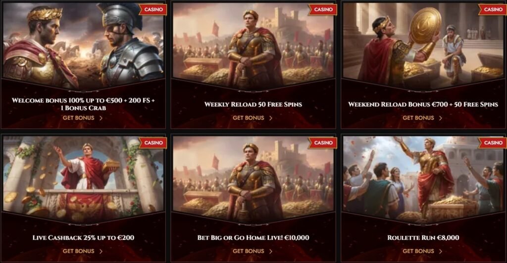 Legiano Casino Offers